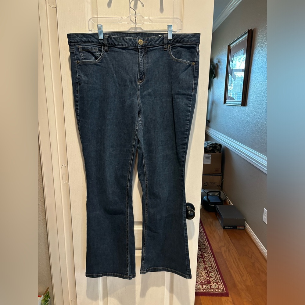 Lane Bryant boot cut jeans. Size 20 regular. In very good condition.